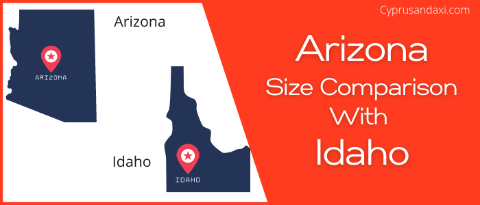 Is Arizona bigger than Idaho