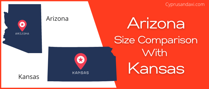 Is Arizona bigger than Kansas