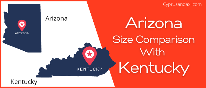 Is Arizona bigger than Kentucky