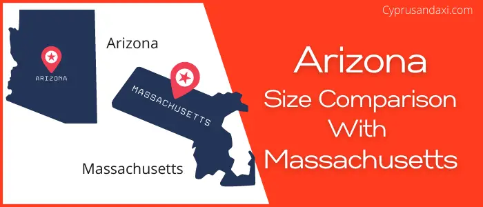 Is Arizona bigger than Massachusetts
