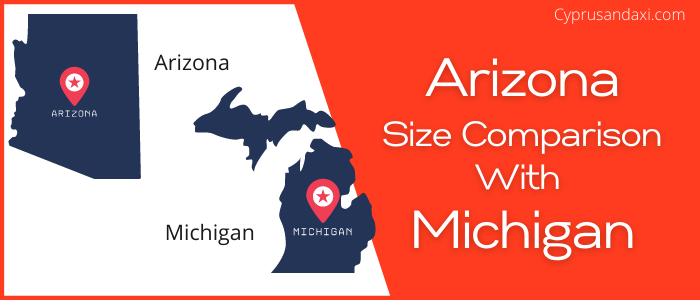 Is Arizona bigger than Michigan
