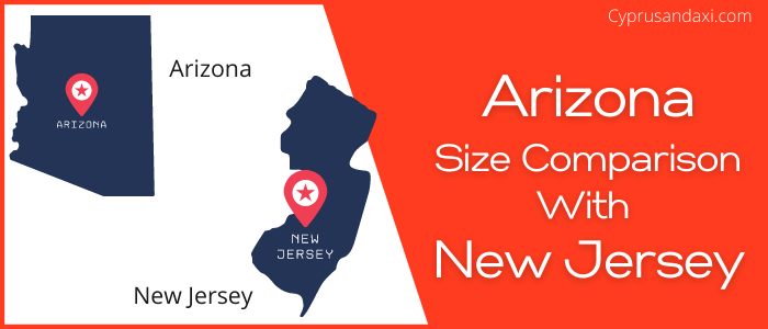 Is Arizona bigger than New Jersey