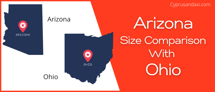 Is Arizona bigger than Ohio