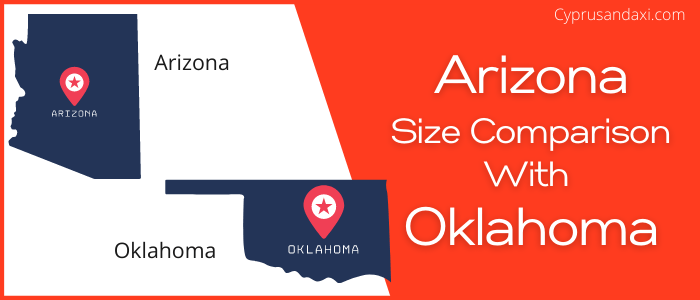 Is Arizona bigger than Oklahoma