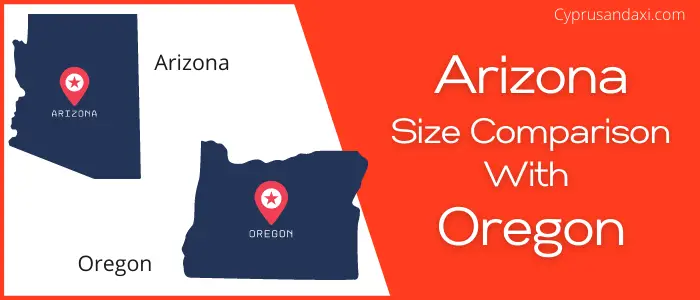 Is Arizona bigger than Oregon