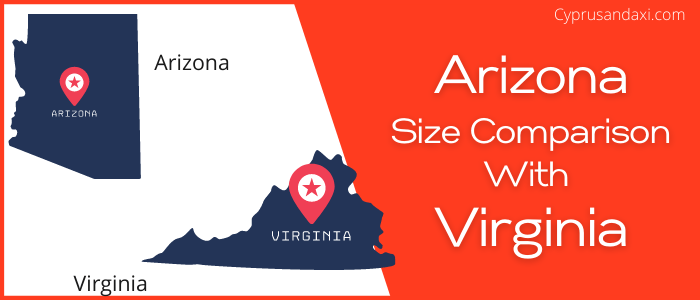 Is Arizona bigger than Virginia