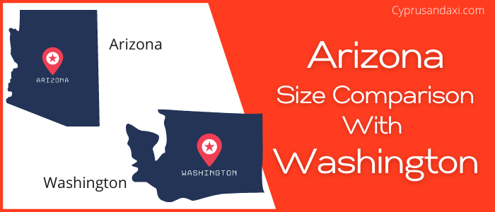 Is Arizona bigger than Washington