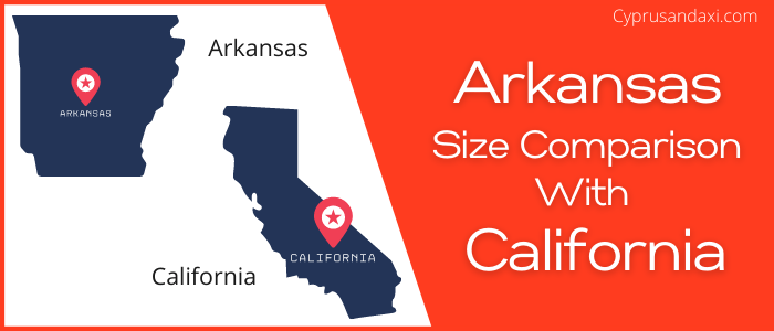 Is Arkansas bigger than California