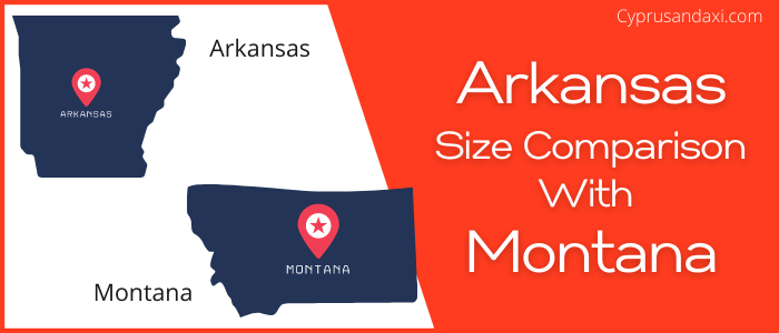 Is Arkansas bigger than Montana