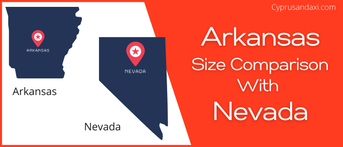 Is Arkansas bigger than Nevada