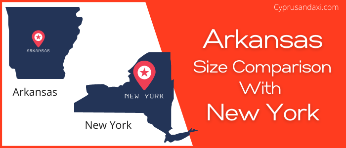 Is Arkansas bigger than New York
