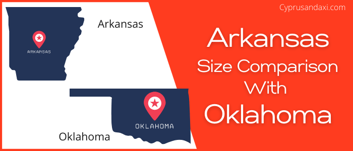 Is Arkansas bigger than Oklahoma