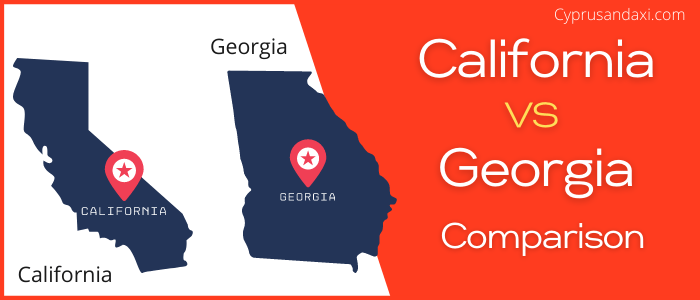 Is California bigger than Georgia