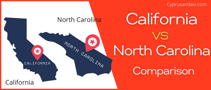 Is California bigger than North Carolina