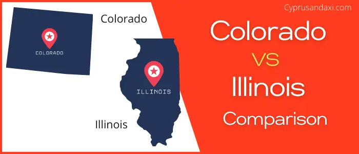 Is Colorado bigger than Illinois