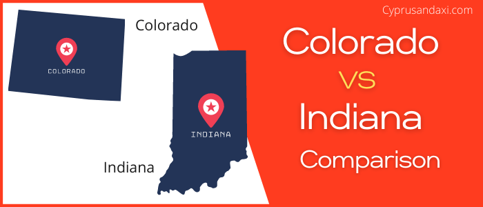 Is Colorado bigger than Indiana
