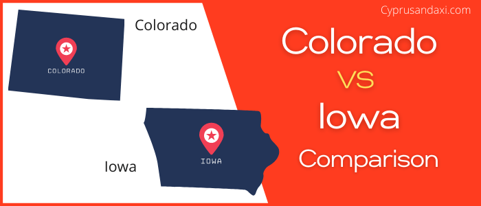 Is Colorado bigger than Iowa
