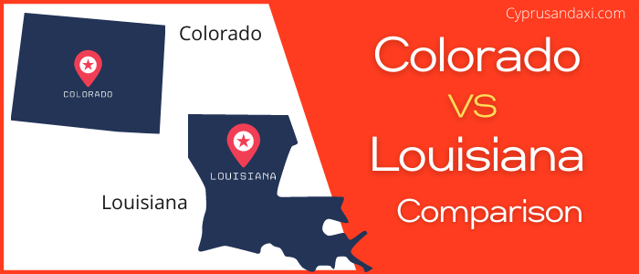 Is Colorado bigger than Louisiana