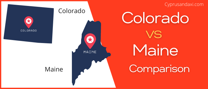 Is Colorado bigger than Maine