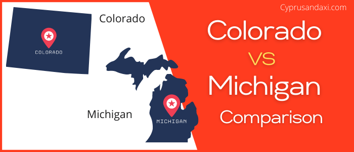 Is Colorado bigger than Michigan