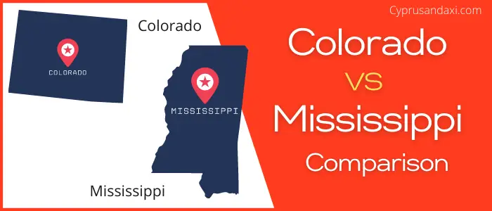 Is Colorado bigger than Mississippi