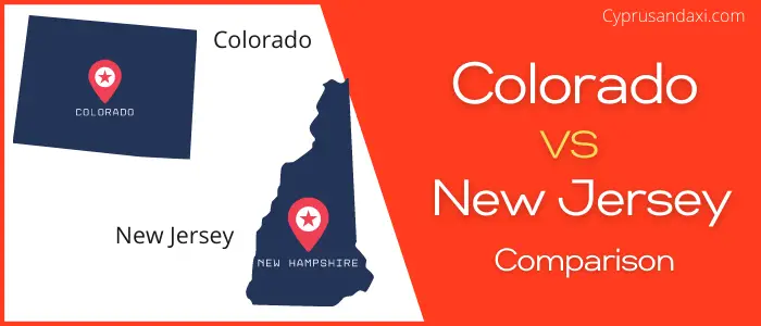 Is Colorado bigger than New Jersey