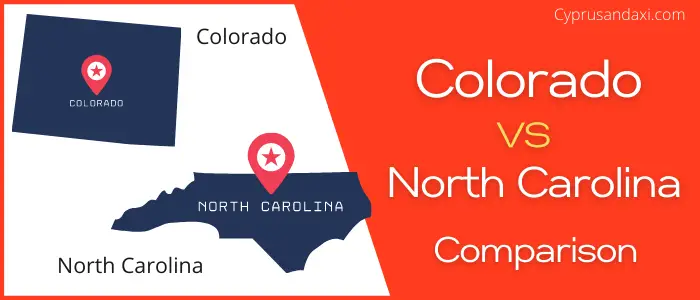Is Colorado bigger than North Carolina