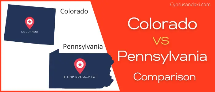 Is Colorado bigger than Pennsylvania