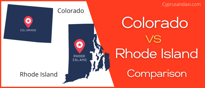 Is Colorado bigger than Rhode Island