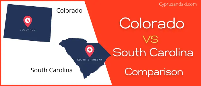Is Colorado bigger than South Carolina