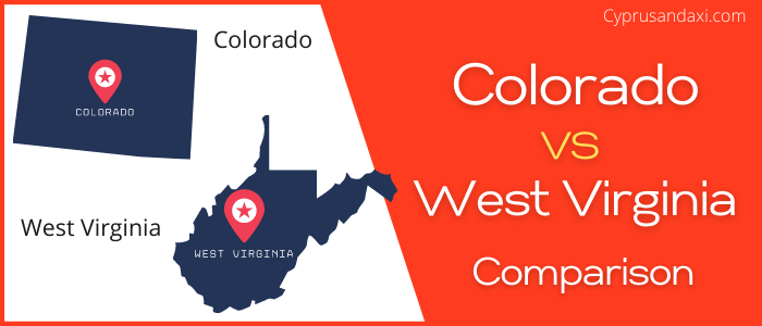 Is Colorado bigger than West Virginia