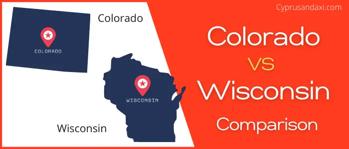 Is Colorado bigger than Wisconsin