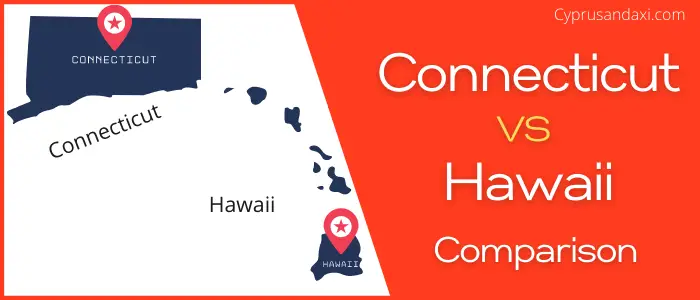 Is Connecticut bigger than Hawaii