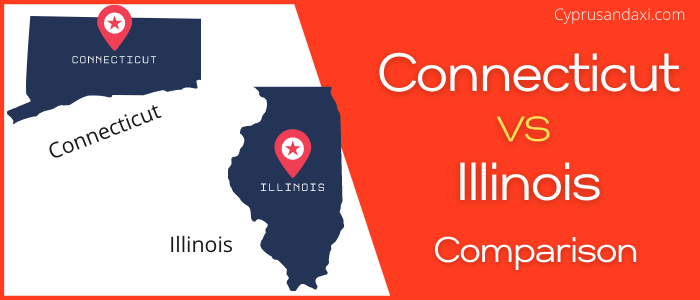 Is Connecticut bigger than Illinois