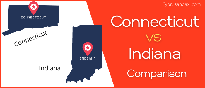 Is Connecticut bigger than Indiana