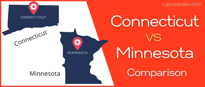 Is Connecticut bigger than Minnesota