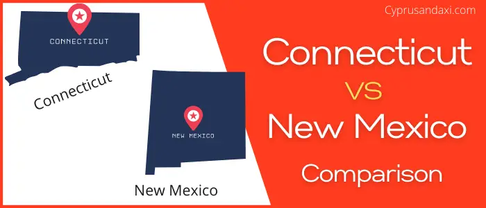 Is Connecticut bigger than New Mexico