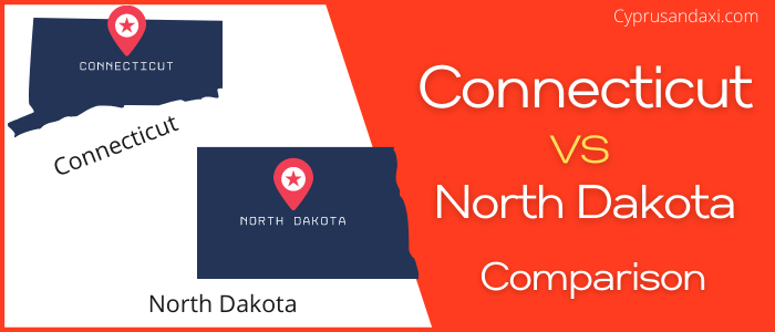 Is Connecticut bigger than North Dakota