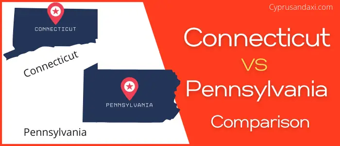 Is Connecticut bigger than Pennsylvania