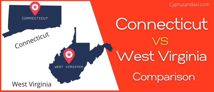 Is Connecticut bigger than West Virginia