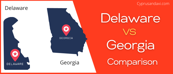 Is Delaware bigger than Georgia