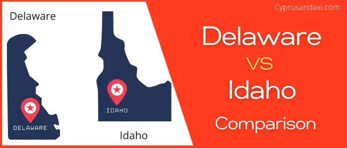 Is Delaware bigger than Idaho