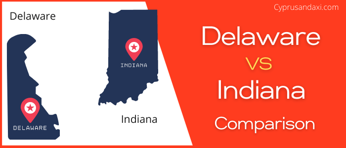 Is Delaware bigger than Indiana