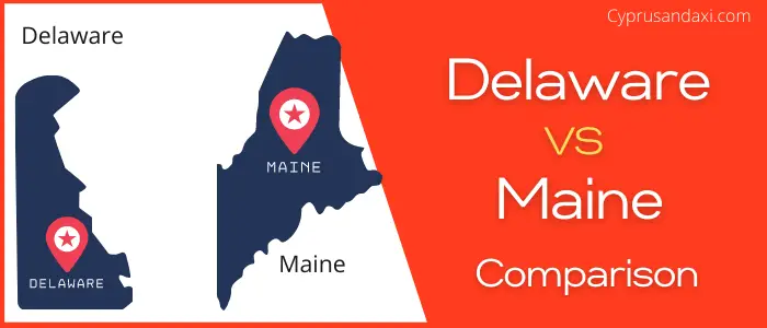 Is Delaware bigger than Maine