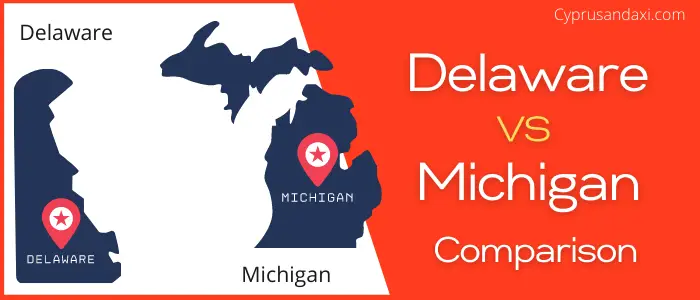 Is Delaware bigger than Michigan
