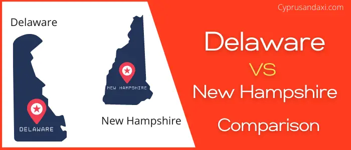 Is Delaware bigger than New Hampshire
