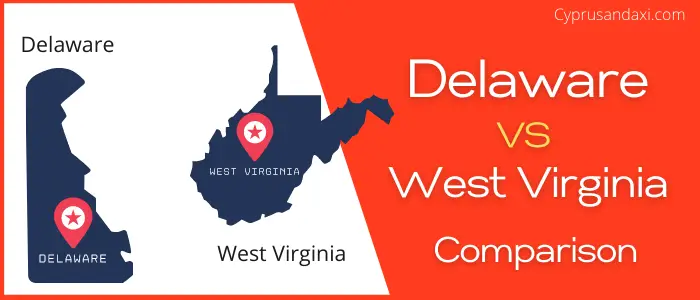 Is Delaware bigger than West Virginia