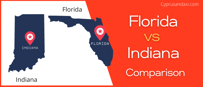 Is Florida bigger than Indiana