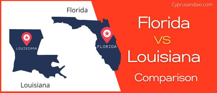 Is Florida bigger than Louisiana