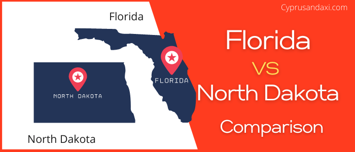 Is Florida bigger than North Dakota